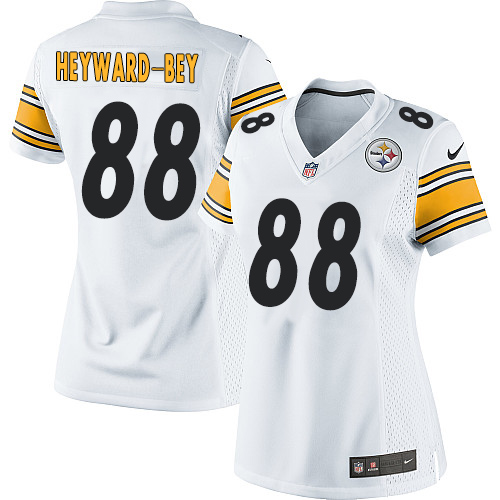 Nike Steelers #88 Darrius Heyward-Bey White Women's Stitched NFL Elite Jersey